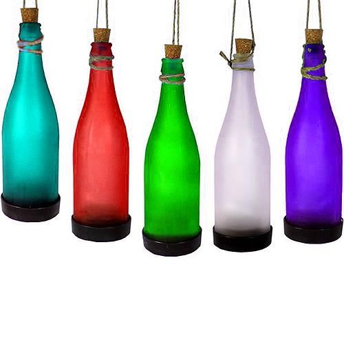 Solarlampe "Flasche" - Glas
