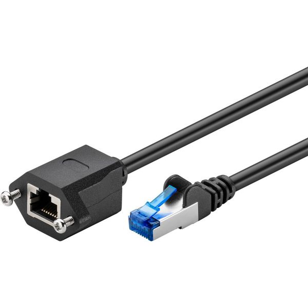 Verlängerung Cat 6a, S-FTP Pimf-Kabel, 0.5m
