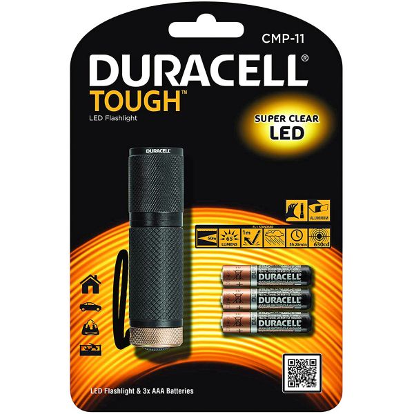 Duracell TOUGH-CMP-11 Taschenlampe, 1 LED, 3xAAA
