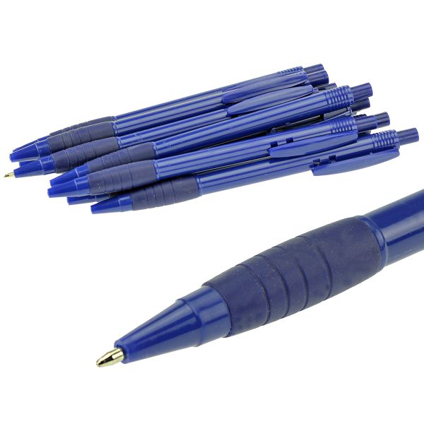 Druckkugelschreiber blau, 10er Pack