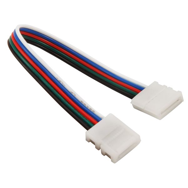 Kabelverbinder LED-Stripes RGB+ weiß, 5-adrig