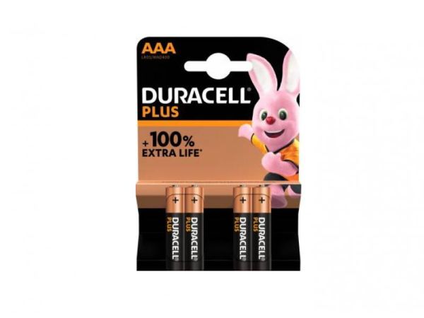 Duracell Plus Micro-Batterien AAA 4 Stück