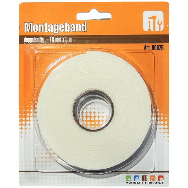 Montage-Tape, 18mm x 5m, Extra Power