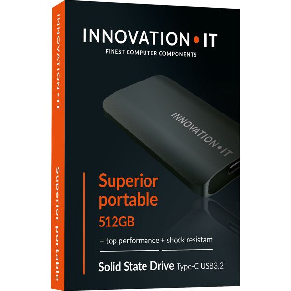Externe SSD 512 GByte USB-C 3.2, INNOVATION IT