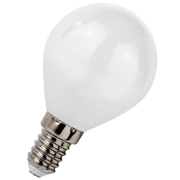 LED Birne E14, 1W Filament Mattglas, 90lm, warmweiß
