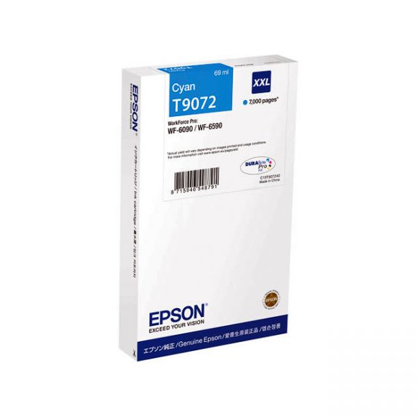 Tintenpatrone Epson T9072 cyan