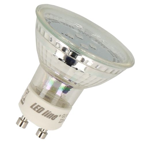 LED Strahler GU10, 1W, 80lm, warmweiß