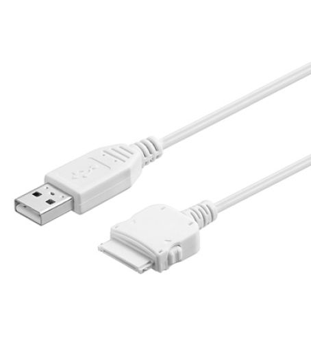 USB Datenkabel für iPhone 2G-4G / iPad, weiss