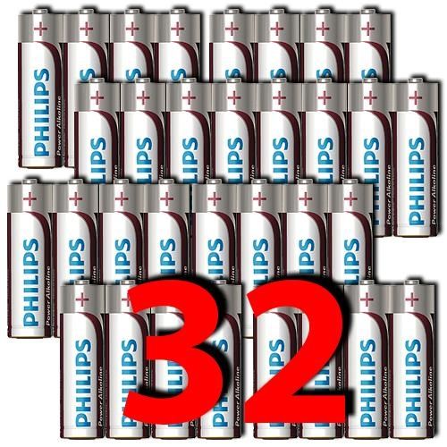Micro-Batterien, 32 Stück, Philips Power Alkaline
