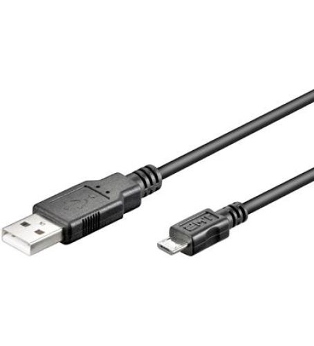 USB-A- Stecker > micro B- Stecker, 0,15m