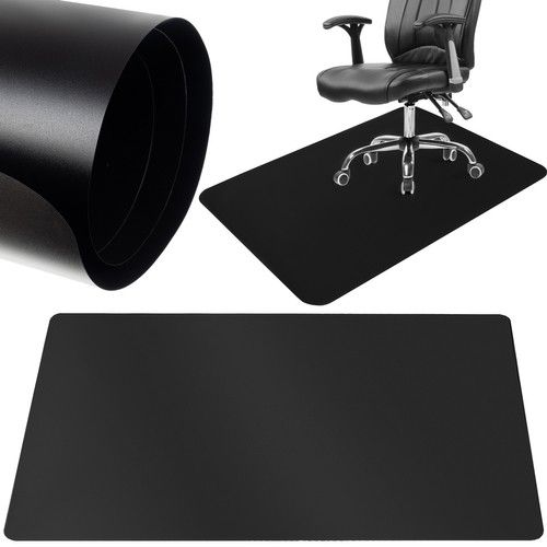 Bürostuhlunterlage, Schutzmatte schwarz 90x130cm