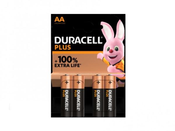 Duracell Plus Power Mignon-Batterien AA 4 Stück