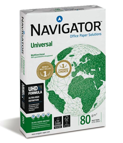_Kopier-/Druckerpapier NAVIGATOR Universal, 500 Blatt, 80g/qm_