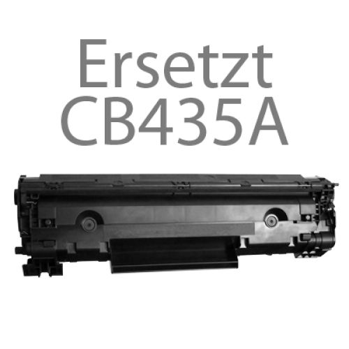 Toner Schwarz XXL Alternativ für HP-Drucker, ersetzt HP CB435A