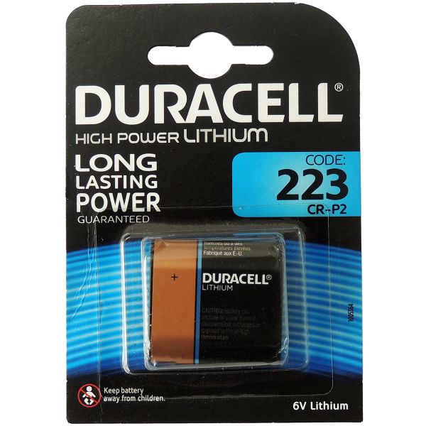 Duracell High Power Lithium 6V Batterie (CR-P2)