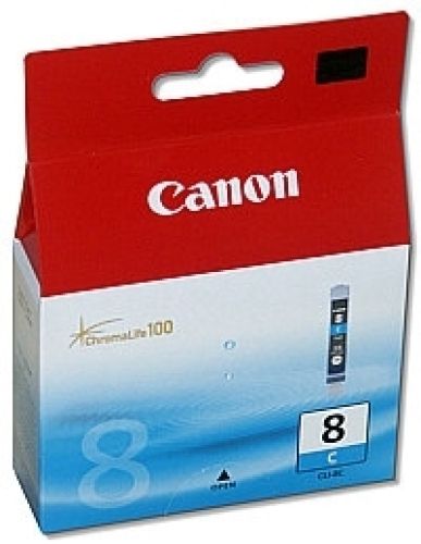 Original Canon Cyan Tintenpatrone Nr. 8, CLI-8C