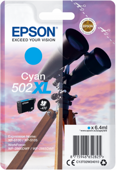 Tintenpatrone Epson 502XL cyan