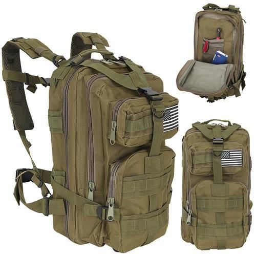 Mit diesem 30 Liter Rucksack mit militärischem Tragesystem sind Sie für alle Outdoor-Abenteuer gewappnet