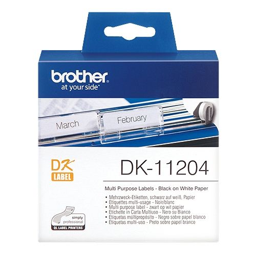 brother DK-11204, DK-Label, 17 mm x 54 mm, 400 St.