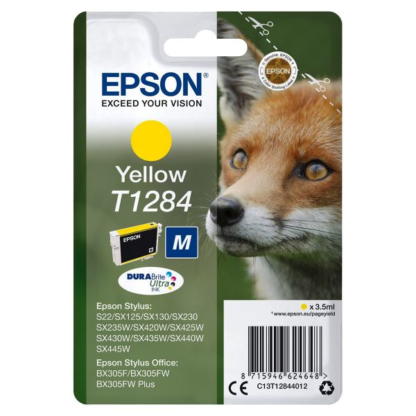 Originalpatrone Epson T128440, yellow | EO-TP1284