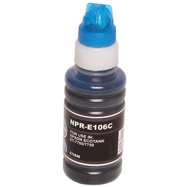 Nachfüll-Tinte Cyan 70ml alternativ zu Epson 106 / C13T00R240