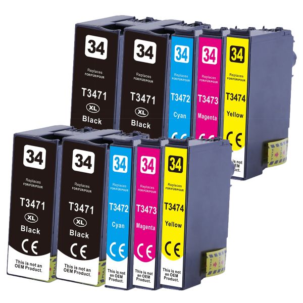 10 Druckerpatrone kompatibel zu Epson 34 / T347x