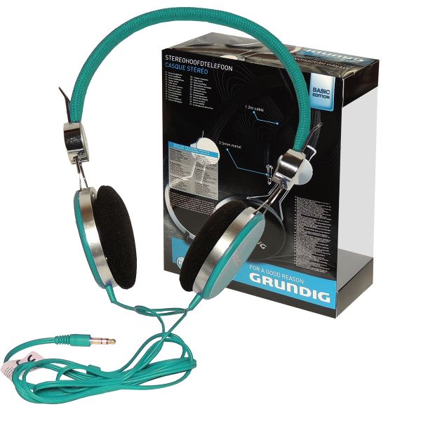Grundig Stereo-Kopfhörer, Basic Edition, green